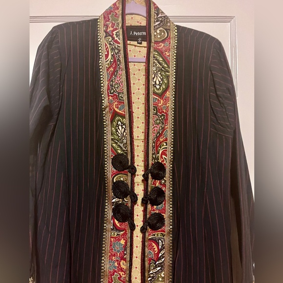 J Peterman Tamerlane Indian Coat. Size 14. EUC - Picture 4 of 8